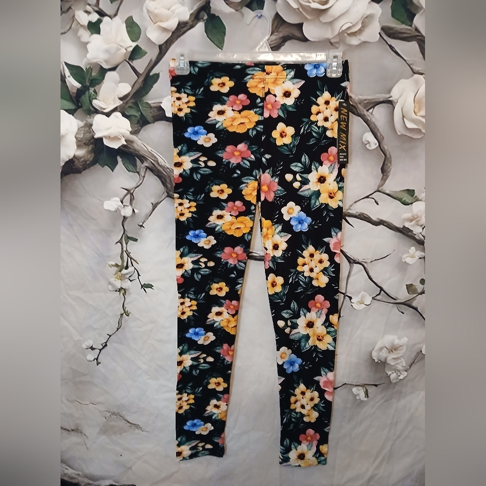 New Mix Multicolor Floral Leggings